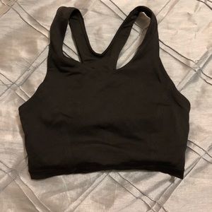 Double layer sports bra